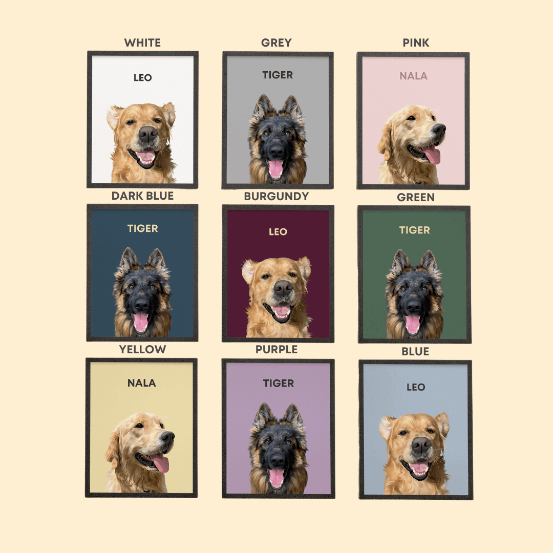 Custom Pet Portrait - Poster