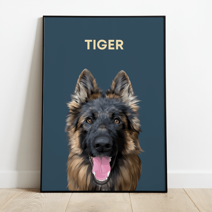 Custom Pet Portrait - Poster