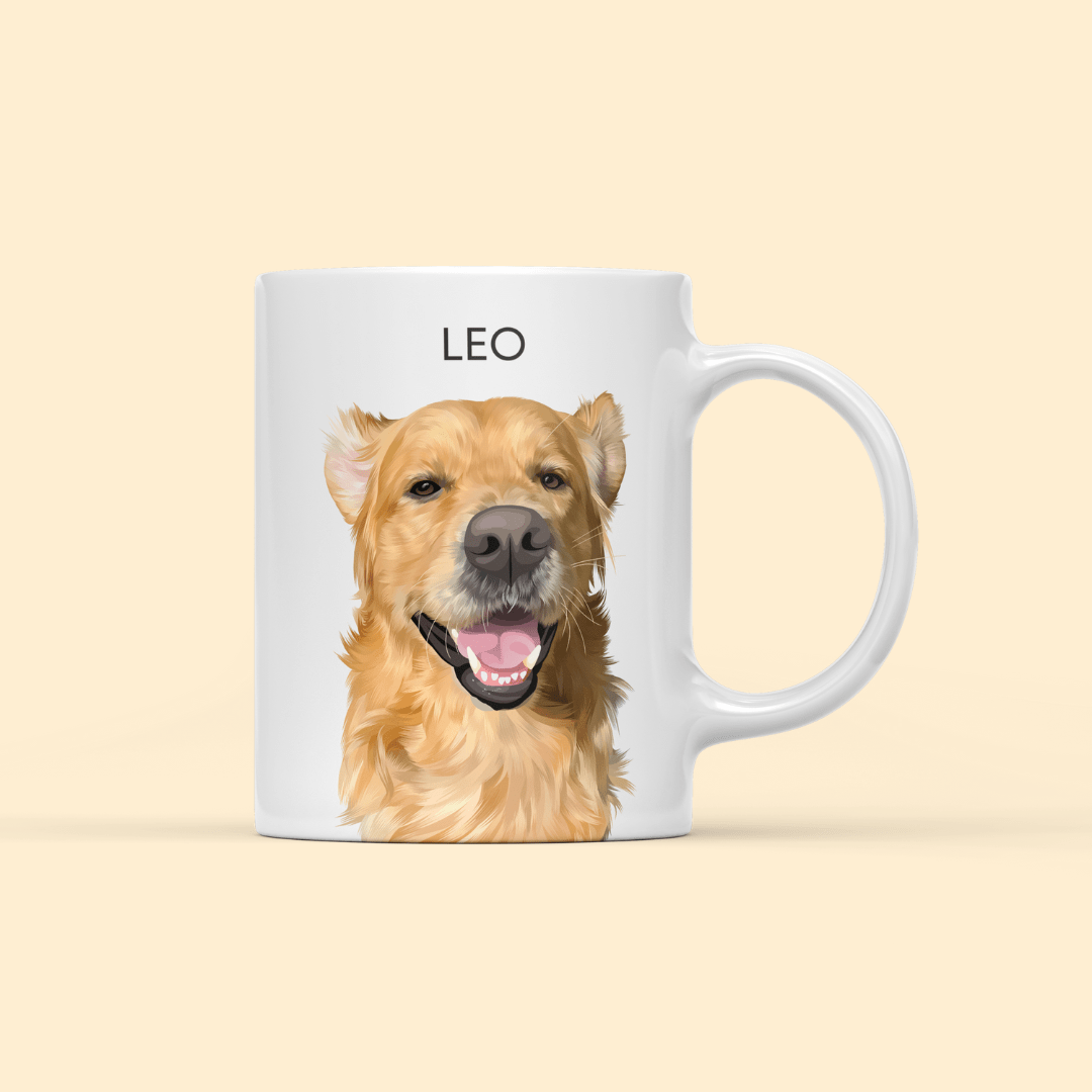 Custom Dog Portrait Mug