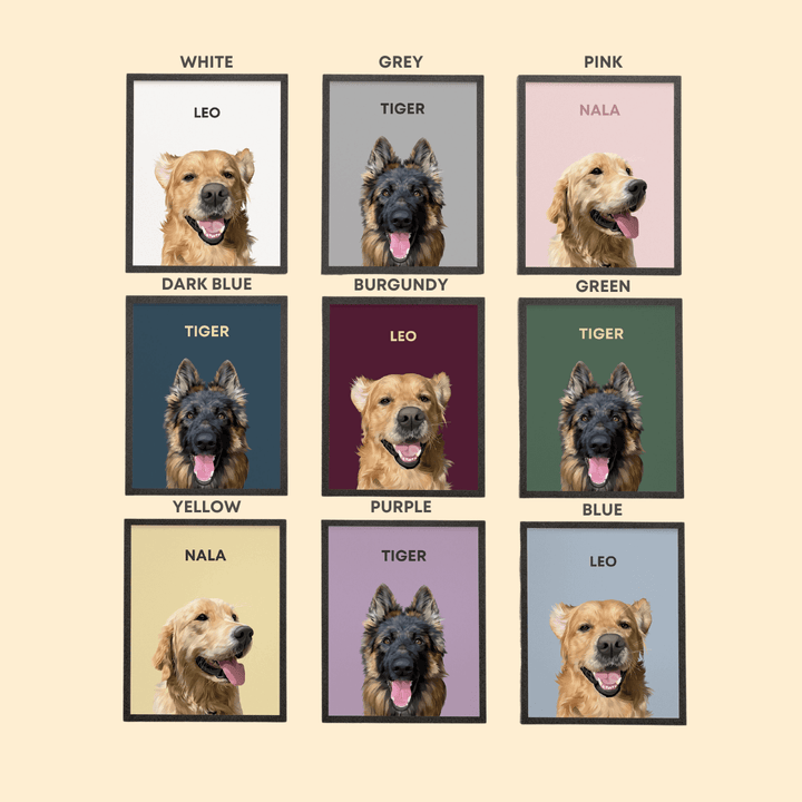 Custom Pet Portrait - Digital File